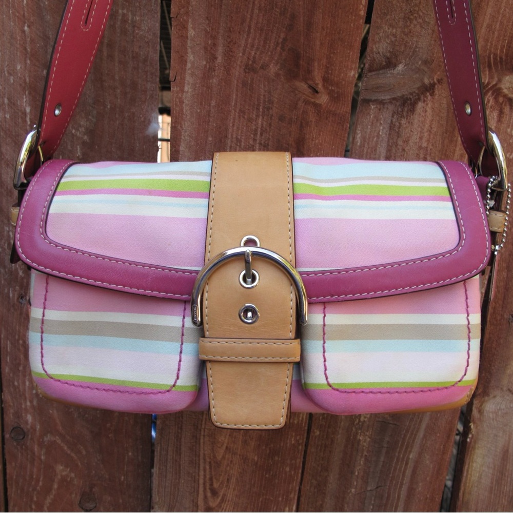 Coach multicolored shoulder bag